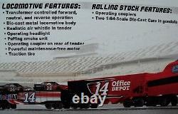 Nouveau dans sa boîte scellée 2012 Lionel T1428 Tony Stewart Nascar Rtr Train Set O Gauge