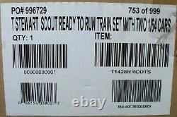 Nouveau dans sa boîte scellée 2012 Lionel T1428 Tony Stewart Nascar Rtr Train Set O Gauge