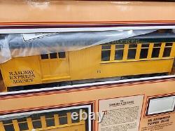 Nouveau rare ensemble de train Bachmann Big Hauler Gold Hill Express de collection à l'échelle G, ensemble 2