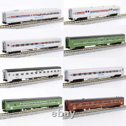 Nouvel ensemble de 8 voitures Kato Rainbow-Era RTR Amtrak en diverses livrées à l'échelle N - LIVRAISON GRATUITE AUX ÉTATS-UNIS