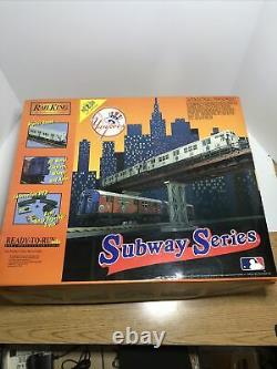 O Mth Rail King Ny Yankees Subway Série Set Mta Prêt À Courir P S 2.0 Nouveau Dans La Boîte