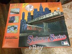 O Mth Rail King Ny Yankees Subway Série Set Mta Prêt À Exécuter Box Withsound Etanche