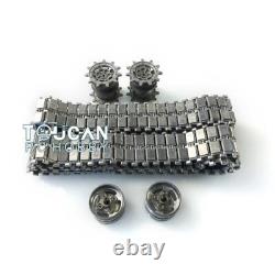 Pignons et Galets Métalliques pour Tank RC RTR Henglong 1/16 Leopard 2A6 3889 2.4G