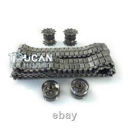 Pignons et Galets Métalliques pour Tank RC RTR Henglong 1/16 Leopard 2A6 3889 2.4G