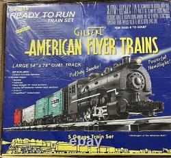 Prêt à courir ensemble de train miniature S Gauge #49618, NIB