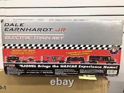 RARE! Ensemble de train Lionel/Dale Earnhardt JR. NASCAR prêt à rouler 7-11005 MIB, NEUF