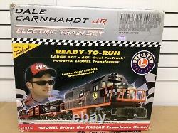 RARE! Ensemble de trains Lionel/Dale Earnhardt Jr. NASCAR prêt à fonctionner 7-11005 MIB, NEUF