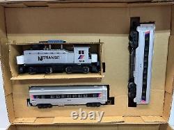 RARE Lionel O Gauge NJ Transit NW2 Prêt à l'exécution Jeu de passagers 6-11828 New Jersey