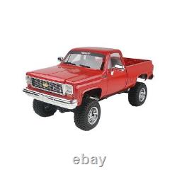 RC4WD Trail Finder 2 LWB RTR avec ensemble de carrosserie dure Chevrolet K10 Scottsdale Rouge