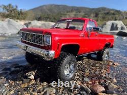 RC4WD Trail Finder 2 LWB RTR avec ensemble de carrosserie dure Chevrolet K10 Scottsdale Rouge