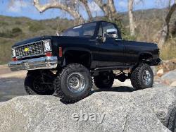 RC4WD Trail Finder 2 LWB RTR avec ensemble de carrosserie rigide Chevrolet K10 Scottsdale noir
