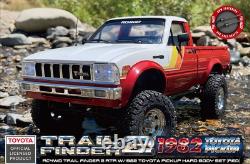 RC4WD Z-RTR0070 Red Trail Finder 2 RTR avec ensemble de carrosserie rigide de Toyota Pickup 1982