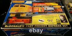 Rail Roi Chars Train Prêt À Exécuter Fast Freight Express Mcdonald Set