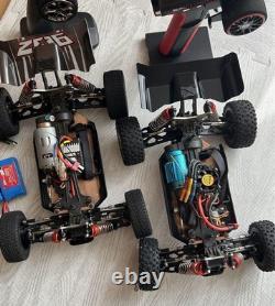 Set de 2 voitures RC buggy haute vitesse 75 km/h télécommandées pour course en extérieur tout-terrain