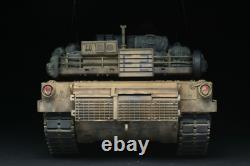 Tamiya Rc 1/16 Battle Tank M1a2 Abrams Rtr Prêt À Exécuter Ensemble Complet Construit Et Peint