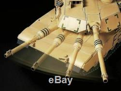 Tamiya Rc 1/16 Char M1a2 Abrams Rtr Prêt À Fonctionner Ensemble Complet Et Intégré Painted