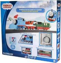 Thomas sauve le train électrique HO à l'échelle du Père Noël.