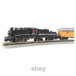 Train de locomotive électrique prêt à l'emploi Durango & Silverton à l'échelle N