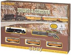 Trains Durango & Silverton Prêt à courir Ensemble de train électrique à l'échelle N 0.5 Li