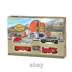 Trains Santa Fe Flyer Prêt à l'Emploi Ensemble de Train Électrique HO Échelle 19,50 x 3
