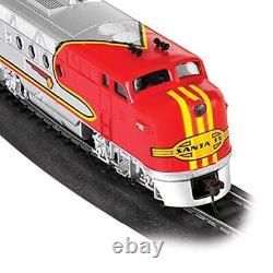 Trains Santa Fe Flyer Prêt à l'Emploi Ensemble de Train Électrique HO Échelle 19,50 x 3