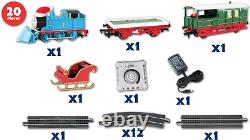 Trains Thomas Sauve le Traîneau du Père Noël Ensemble de Train Électrique Prêt à Rouler Échelle HO