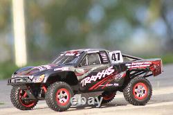 Traxxas 70054-8 Noir Slash 4x4 Mike Jenkins 1/16 RTR Ensemble Batterie + USB C Nouveau