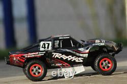 Traxxas 70054-8 Noir Slash 4x4 Mike Jenkins 1/16 RTR Ensemble Batterie + USB C Nouveau