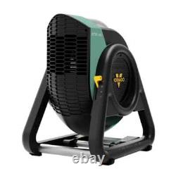 Ventilateur de sol Rtr Hd 7,56 po, 3 vitesses de ventilateur, vert avec rangement pour cordon