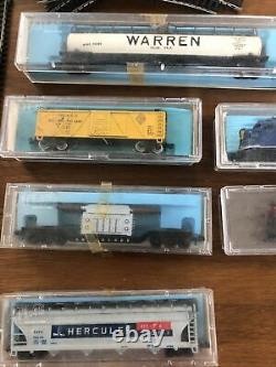 Vintage Atlas N Gauge Santa Fe Ready To Run Train Set Box Couleur Rare