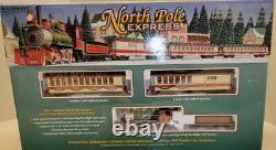 Vintage Bachmann North Pole Express Ensemble De Train Électrique Complet Et Prêt À Rouler