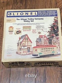 Vintage Lionel 11809 Village Trolley Company 027 Set Prêt À Run