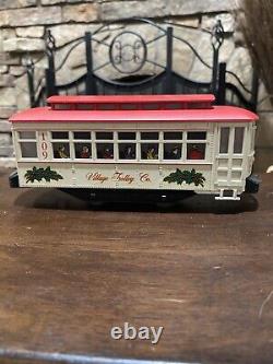 Vintage Lionel 11809 Village Trolley Company 027 Set Prêt À Run