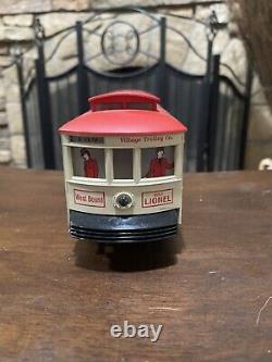 Vintage Lionel 11809 Village Trolley Company 027 Set Prêt À Run