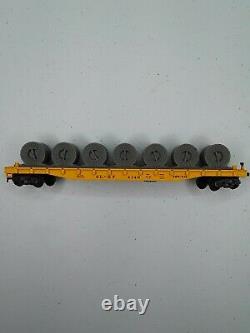 Vtg 1956 Revell H-o Ready To Run Electric Train Set Deluxe F7 Road Diesel 7 Voitures