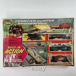 Vtg 1976 Life-like Frontier Dumper Ensemble De Trains Complet Ho Scale New Sealed