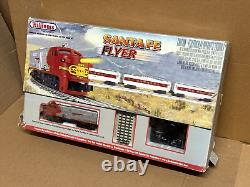Williams par Bachmann Santa Fe Flyer O Gauge Ensemble de train électrique prêt à fonctionner Nouveau