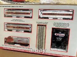 Williams par Bachmann Santa Fe Flyer O Gauge Ensemble de train électrique prêt à fonctionner Nouveau