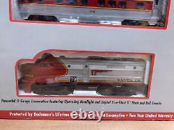 Williams par Bachmann Santa Fe Flyer O Gauge Ensemble de train électrique prêt à fonctionner Nouveau